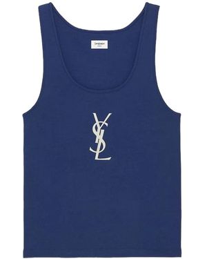Saint Laurent T-Shirts & Vests - Blue