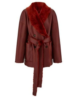 Ferragamo Jackets - Red
