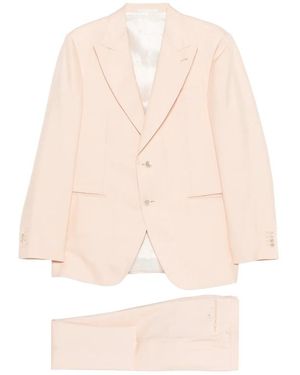 Caruso Single-Breasted Suit (Set Of Three) - Natural