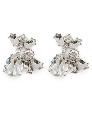 Self-Portrait Earrings - White