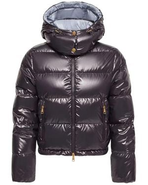 Moncler Niveole Padded Hooded Jacket - Gray