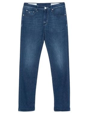 Tramarossa Logo-Patch Slim Jeans - Blue