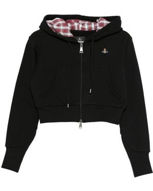 Vivienne Westwood Zip-Up Hoodie - Black