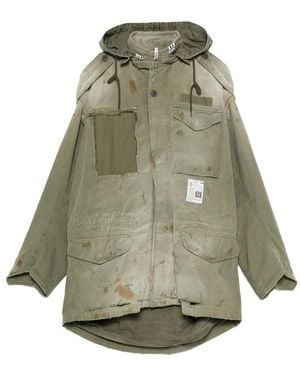 Maison Mihara Yasuhiro Hooded Jacket - Green