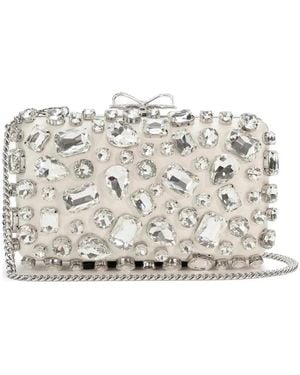 Self-Portrait Neutrals Clutch Bags - White