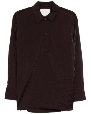 Studio Nicholson Polo-Collar Shirt - Black