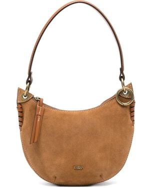 Ba&sh Suede Shoulder Bag - Brown