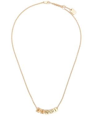 Fendi Necklaces - Metallic