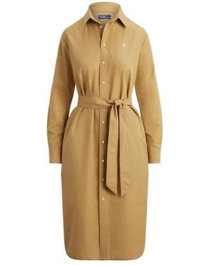 Polo Ralph Lauren Shirt Dresses - Natural