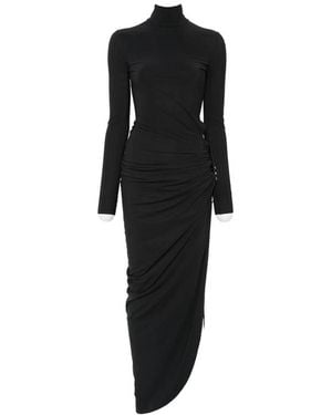 Amazuìn Adriene Cut-Out Ruched Dress - Black