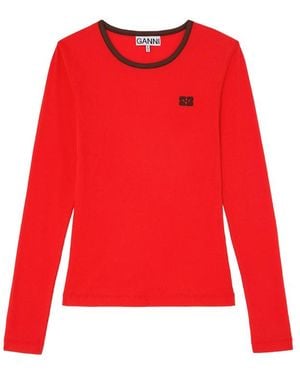 Ganni Tops - Red