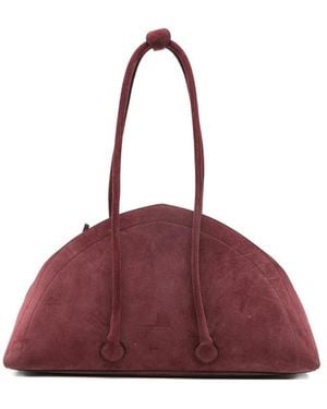 FEDERICO CINA Suede Tote Bag - Brown