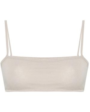 Paloma Wool Sheer Cotton Crop Top - Natural