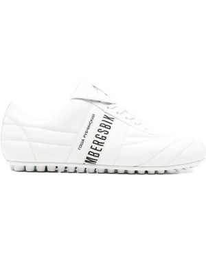 Bikkembergs X Gosha Soccer Logo-Detail Sneakers - White