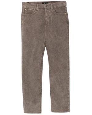 7 For All Mankind The Straight Corduroy Trousers - Grey