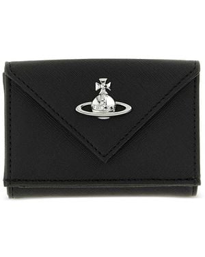 Vivienne Westwood Orb Envelope Wallet - Black
