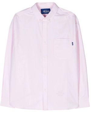 Awake Couture Logo-Embroidered Piqué Shirt - Pink