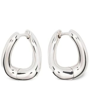 Tom Wood Twist Hoop Earrings - Metallic
