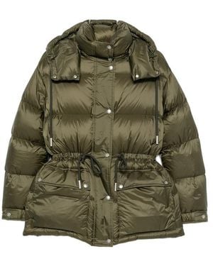 Moncler Sesie Drawstring-Waist Jacket - Green