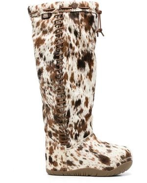 UGG Bucked Lace-Up Boots - Brown