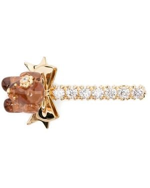 YVMIN Dog Bow Hair Clip - Metallic