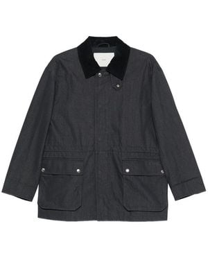 DUNST Flap-Pocket Collar Jacket - Blue
