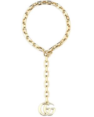 Gucci Gg Marmont Necklace - Metallic