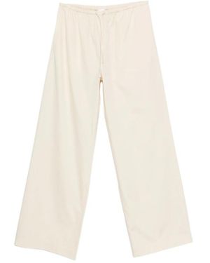 FRAME The Society Wide-Leg Trousers - White