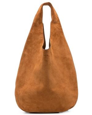 A.P.C. A. P.C. Le Neige Suede Shoulder Bag - Brown