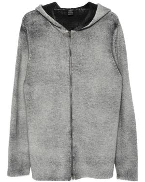 Avant Toi Zip-Up Jumper - Grey