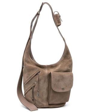 Ba&sh Youyou Suede Shoulder Bag - Brown