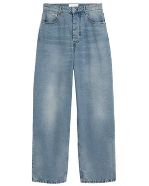 Ami Paris Baggy-Fit Cotton Jeans - Blue