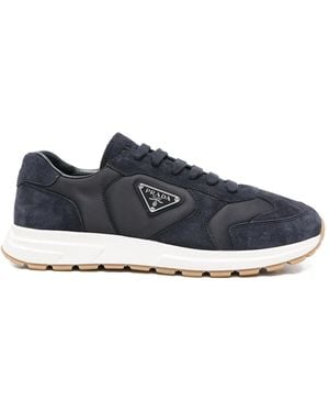 Prada Prax Suede Re-Nylon Sneakers - Blue