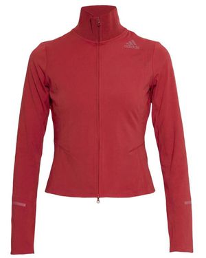Adidas X Entire Studios X Entire Studios Logo-Detail Zipped Jacket - Red
