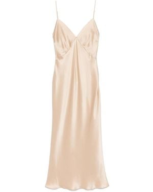 Olivia Von Halle Issa Midi Dress - Natural