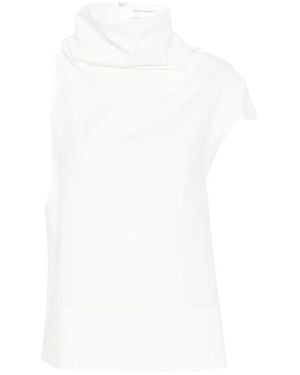Niccolò Pasqualetti Serra High-Neck Top - White