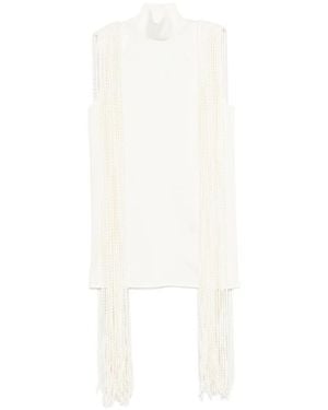 Alaïa Alaïa Neutrals Dresses - White