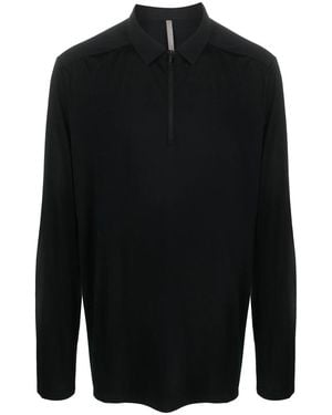 Veilance By Arc'teryx Zip-Up Polo Shirt - Black