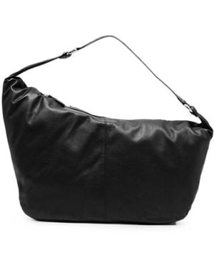 Paloma Wool Dry Leather Shoulder Bag - Black