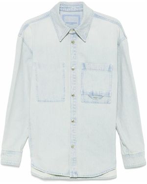 WOOYOUNGMI Wildflower Denim Shirt - Blue