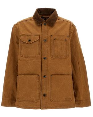 Filson Corduroy-Collar Shirt Jacket - Brown