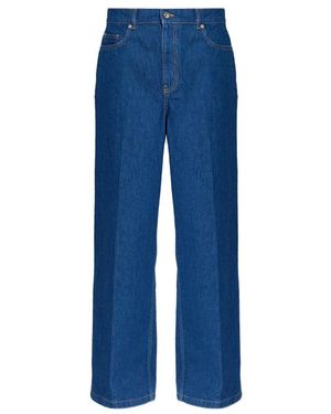 Maison Kitsuné Wide Jeans - Blue