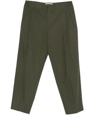 BRIGLIA Manhattans Pleated Trousers - Green
