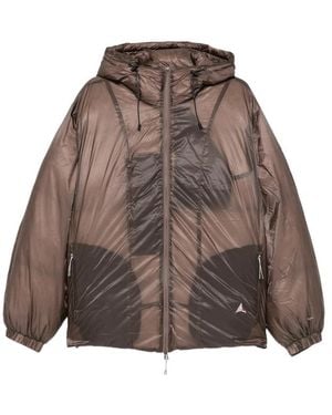 ROA Hooded Ripstop Jacket - Brown