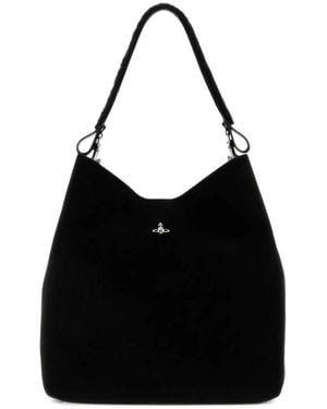 Vivienne Westwood Lottie Shoulder Bag - Black