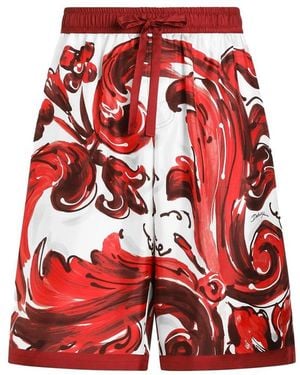 Dolce & Gabbana Vanity Bermuda Shorts - Red
