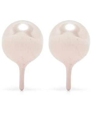 OTTOLINGER Two-Tone Pearl Earrings - Natural