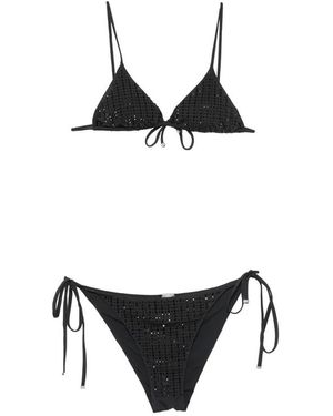 VENUJA Tie-Detail Bikini - Black