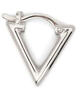 LAG World Mini Lil Triangle Hoop Earrings - Metallic