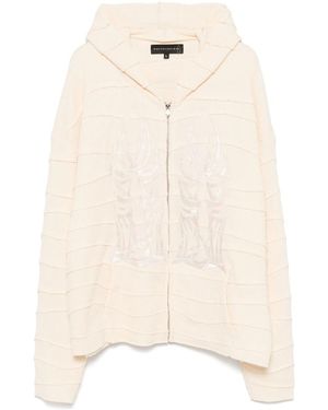 Who Decides War Glory Winged Wavelength Hoodie - Natural